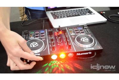 Numark Party Mix DJ Controller with built in light show Starter Pack