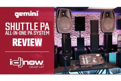 Gemini DJ Shuttle PA Review: All-In-One PA System with Super Tote