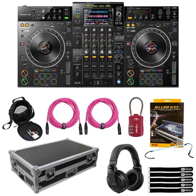 Pioneer DJ XDJ-XZ with Case & Pink Cables | IDJNOW