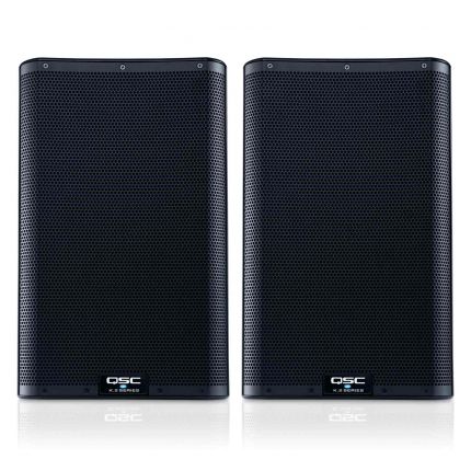 (2) QSC K10.2 K2 Series Two-Way 2000W Powered Loudspeakers with 10" Woofers Dual Package