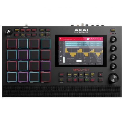 Akai Professional MPC Live II Standalone Digital Audio Workstation with 7-inch Touch Display and Built-in Monitor Speakers