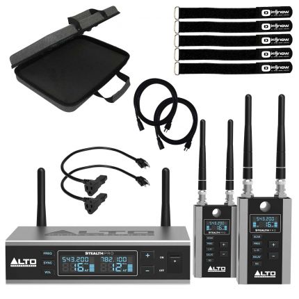 Alto Professional Stealth Wireless Pro Wireless Audio System with Case