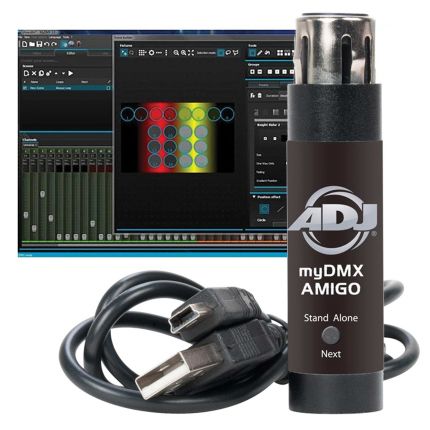 American DJ myDMX Amigo USB Dongle and Software