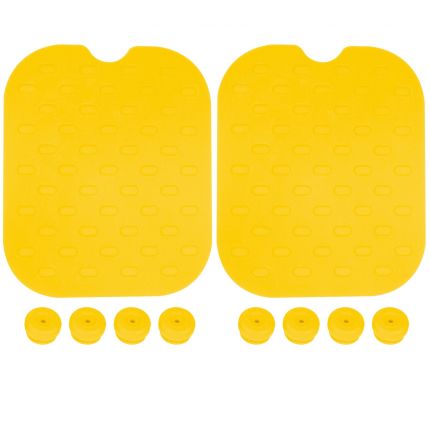 Clutch Yellow Pads & Trim Kit for Mighty Series Desktop Monitor Stands