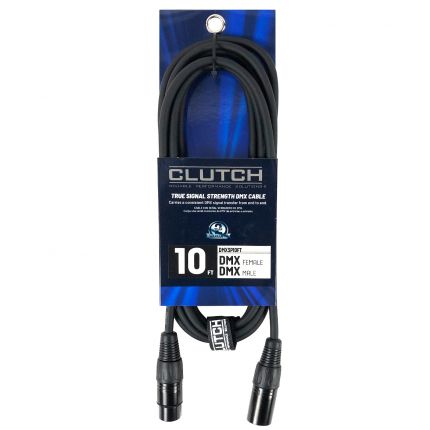 Clutch DMX3P10FT 10' 3-Pin DMX Lighting Cable