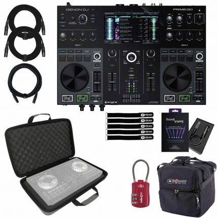 Denon DJ PRIME GO Rechargeable Console with Lighting DMX Interface