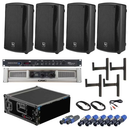 IDJNow Fitness Center Complete Easy Sound Installation Package small image