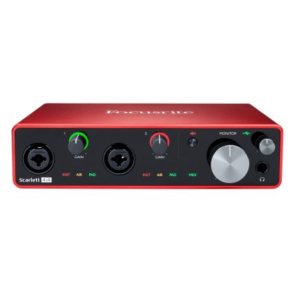 Focusrite Scarlett 4i4 3rd Generation 4-In 4-Out USB Audio Interface