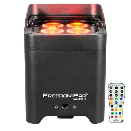 Chauvet DJ Freedom Par Quad-4 D-Fi Wireless Rechargeable LED Par - Customer Return