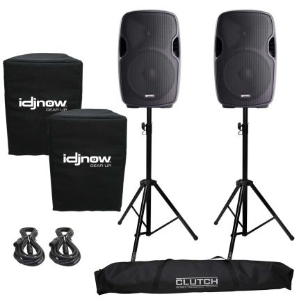 Gemini AS-1200P Active Speaker with 12" Woofer Duo Package