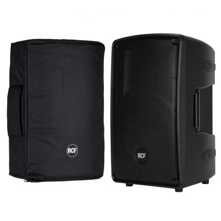 RCF HD 32-A 12" Powered Two-Way Monitor Speaker & Protective Cover Package small image