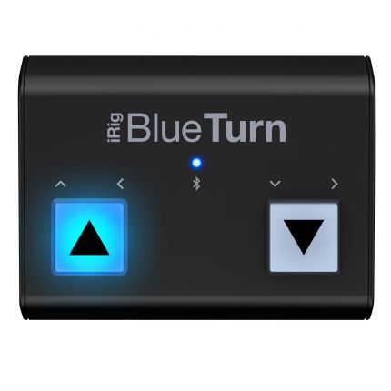 iRig BlueTurn Backlit Silent Bluetooth Page Turner for iPhone, iPad, Mac and Android