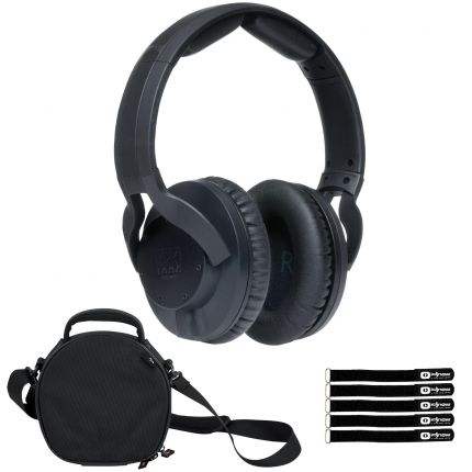 KRK KNS 8402 Premium Closed Back Studio Headphones with Carrying Case