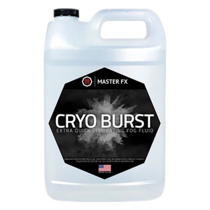 Master FX Cryo Burst Premium Extra Quick Dissipating Fog Fluid  - 1 Gallon