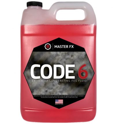 Master Fog Code 6 Extremely Long Lasting Fog Fluid 1 Gallon