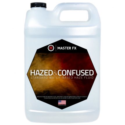 Master Fog Hazed and Confused Professional Water-Based Haze Juice Fluid - 1 Gallon