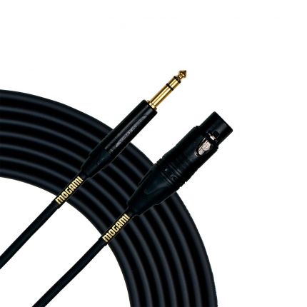 Mogami Cables Gold TRS-XLRF 3FT 1/4" TRS to XLR Female Patch Cable