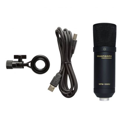 Marantz Professional MPM-1000U USB Condenser Microphone for DAW Recording or Podcasting