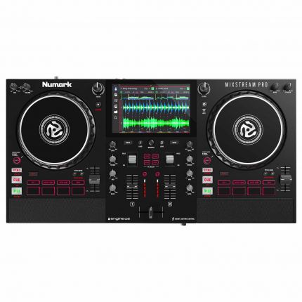 Numark Mixstream Pro Standalone DJ Console with WIFI Music Streaming and Built-In Speakers - Customer Return