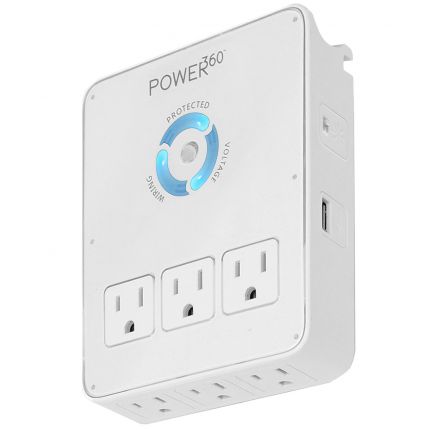 Panamax360 P360-Dock Power360 6 Outlet Wall Dock / USB Charging Station