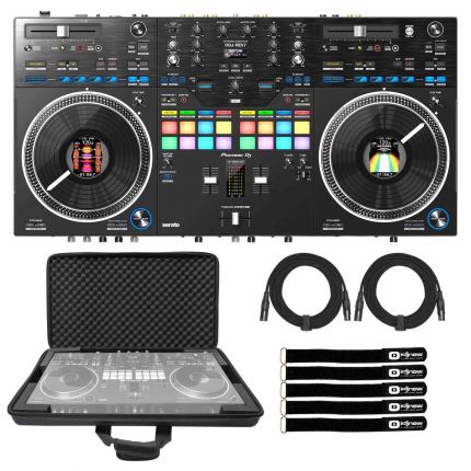 Pioneer DJ DDJ-REV7 Scratch Style 2-Channel Controller with Magma CTRL Case Package