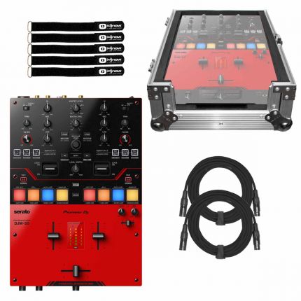 Pioneer DJ DJM-S5 2-Channel Serato DVS Scratch Mixer with Carry Case