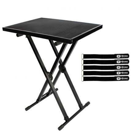 ProX T-KSTU Keyboard Stand Table with Double X-Style Coffin Stand