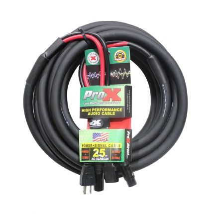 ProX XC-XLREC25 25 FT AC / XLR Combo Cable