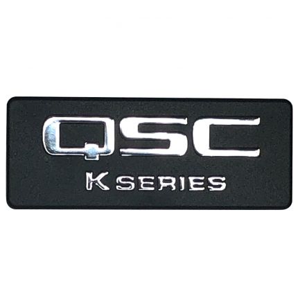 QSC K12LOGO QSC Logo Badge for Speaker Grill
