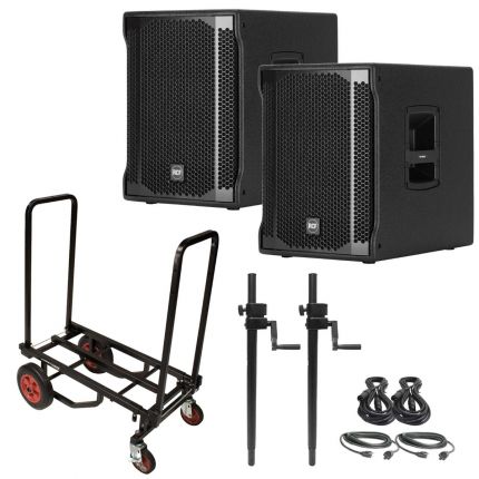 RCF SUB 705-AS II 15” Powered Subwoofer Go Package