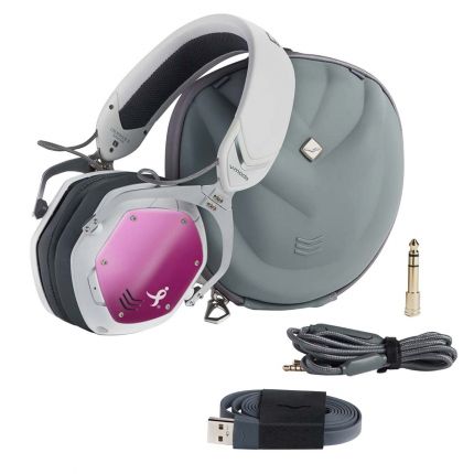 Roland KOMEN-MWHITE V-MODA Crossfade 2 Wireless Over-Ear Headphones White x Susan G. Komen