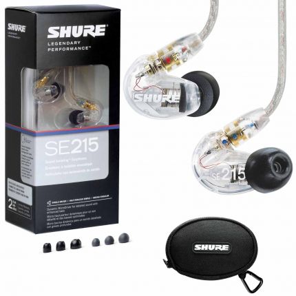 Shure SE215-CL Sound Isolating In-Ear Stereo Earphones small image