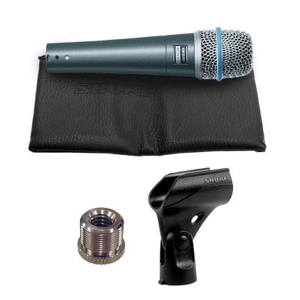 Shure Beta 57A Supercardioid Dynamic Vocal and Instrument Microphone with High Output Neodymium Element