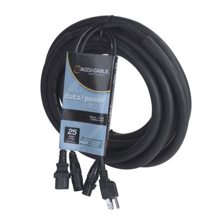 American Audio SKAC25 25FT XLR/IEC Combo Cable