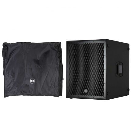 RCF SUB 8004-AS 18" Active High Power Subwoofer & Protective Cover Package small image