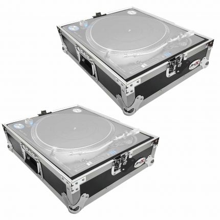 (2) ProX T-TT Universal Turntable Cases