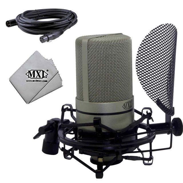 MXL 990 Complete Bundle Condenser Microphone | IDJNOW