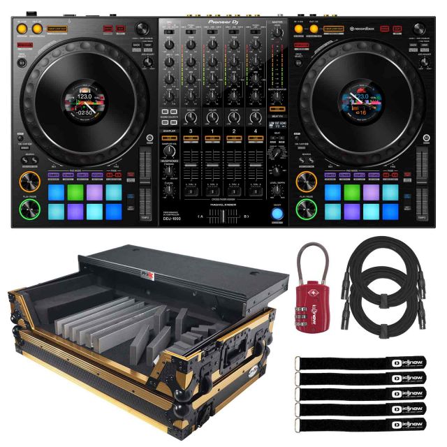 Pioneer DJ DDJ-SR2 Controller with Red Case & LED | IDJNOW Pioneer DJ DDJ-SR2 Controller with Red Case & LED | IDJNOW